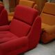 Paire de fauteuils rouge Atlantis Space Age République Tchèque 1970