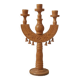 Candlestick candle holder candelabra old carved wood handcrafted Scandinavian folk decoration