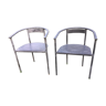 2 vintage metal chairs