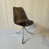 Plexiglas swivel chair