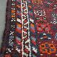Vintage oriental rug including dark purple 118x82cm