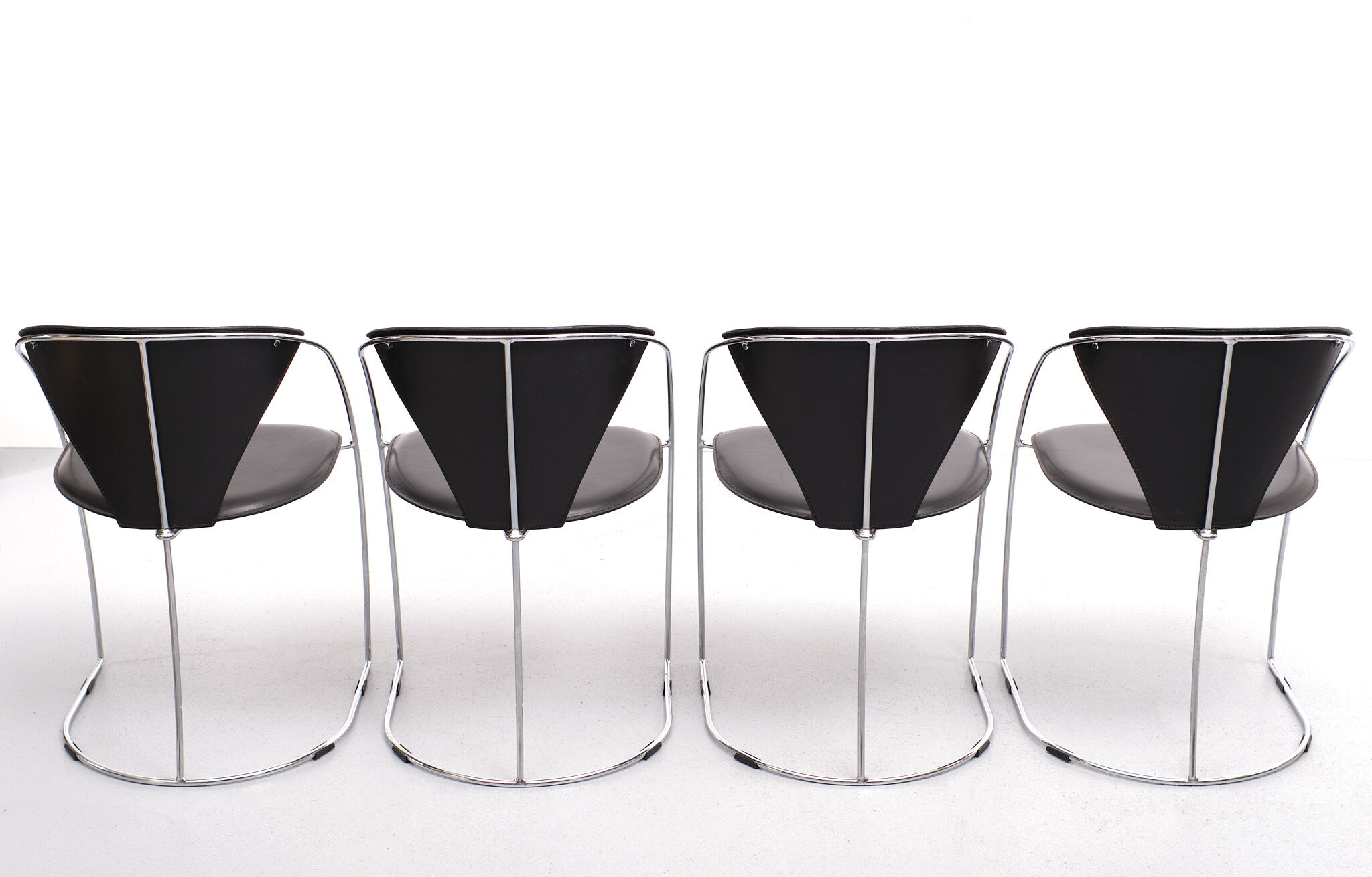 Arrben Linda Dining Chairs, Italy, 1982, Set of 4