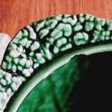Small soup tureen in cabbage barbotine