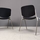 8 chaises vintage DSC 106 de Giancarlo Piretti pour Castelli