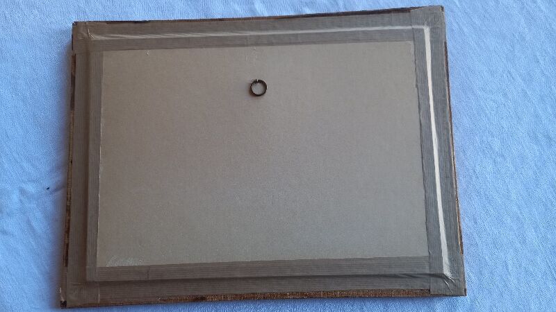 Old painting, marine watercolor