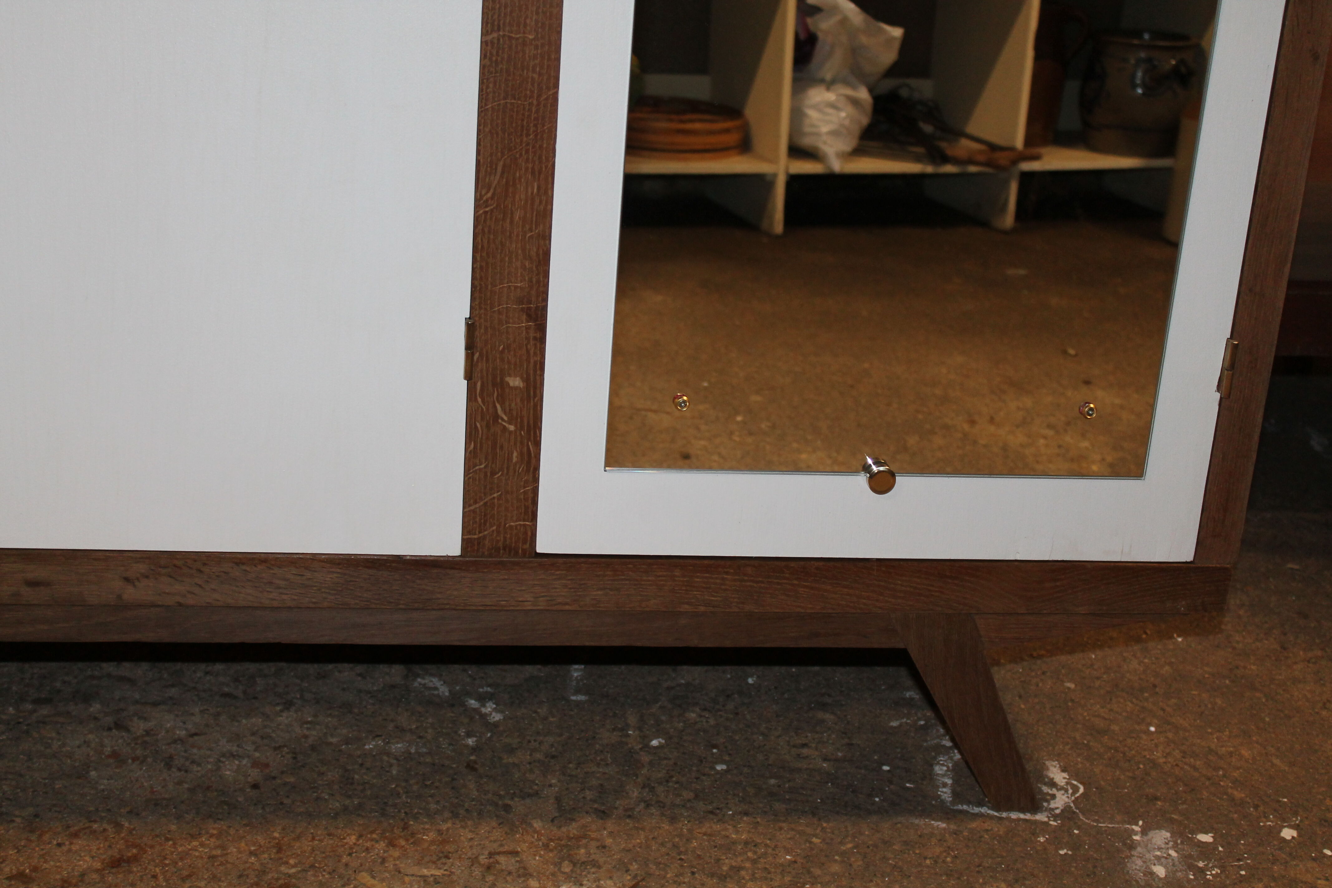 Armoire vintage blanche