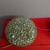 Lot of 2 glass lamps