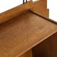 Art Deco wooden wall shelve rack in oak minimalist design