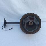 Iron exterior wall lamp