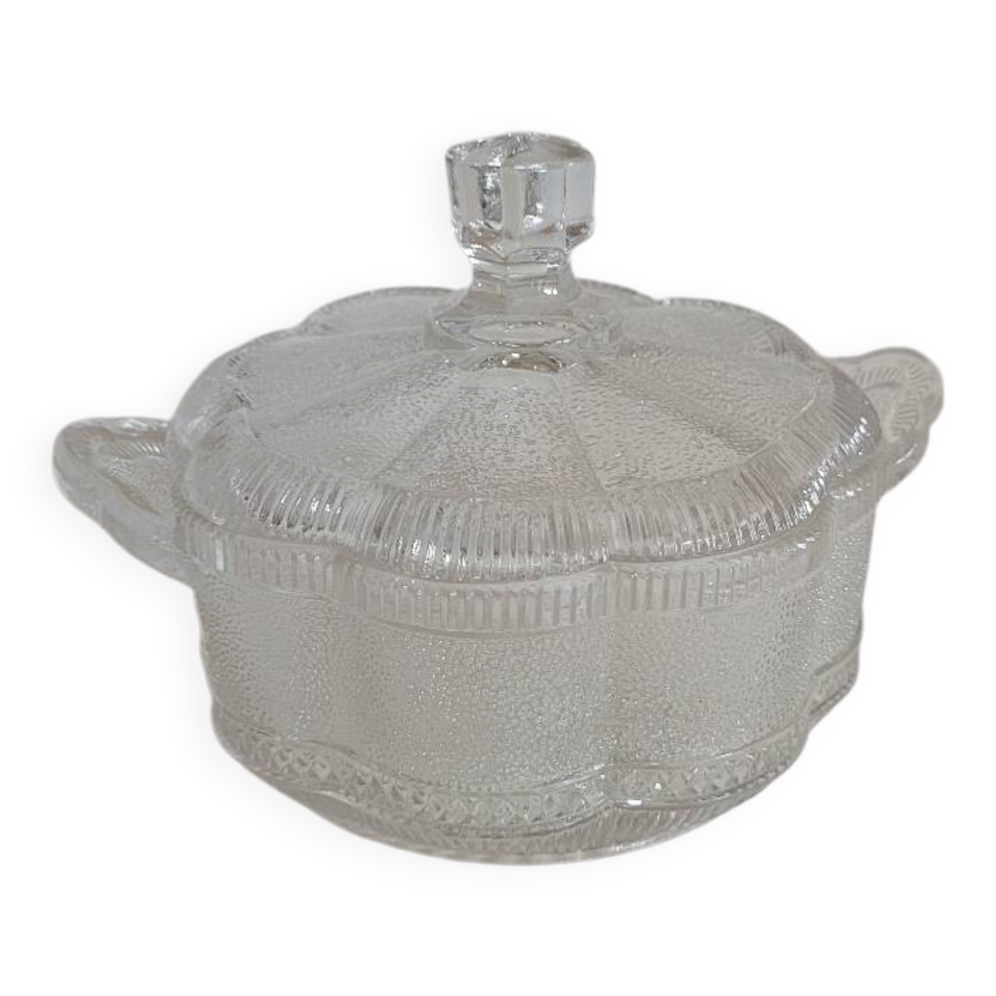 Boîte en verre moulé