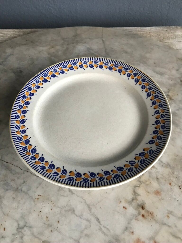 Low Compotier Sarreguemines, early XX