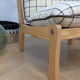 Vintage pine armchair, 1970s