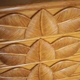 Vintage chest of drawers, Maugrion rattan chest of drawers for Roche Bobois