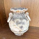 Terracotta amphora vase