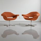 Pair of Hi-Cove swivel armchairs - Ferruccio Laviani for Molteni & Cie