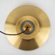 Danish vintage brass pendant lamp by Jo Hammerborg, Fog og Mørup, 1963