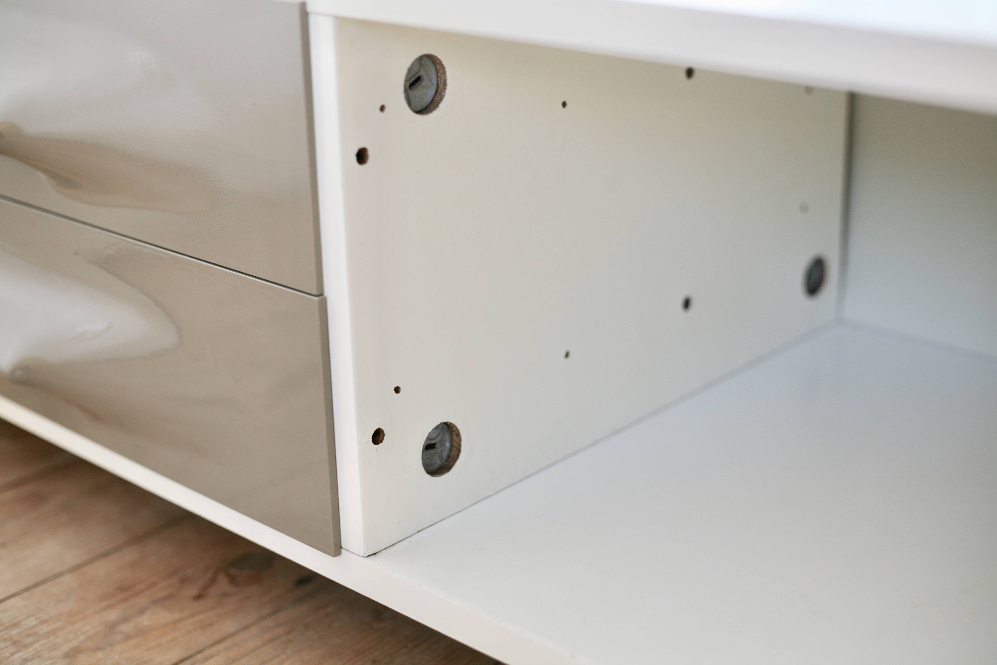 Low storage unit, Raymond Loewy, Doubinsky Frères, 1970s