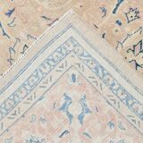 Tapis Vintage Off-White et Rose Poudré, Style Classique, 292x399 Cm