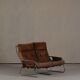Mid-century armchair and sofa set by Gillis Lundgren Ikea Sweden 1970s