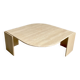 Table basse en travertin Teardrop
