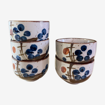 Vintage Japanese tea bowls