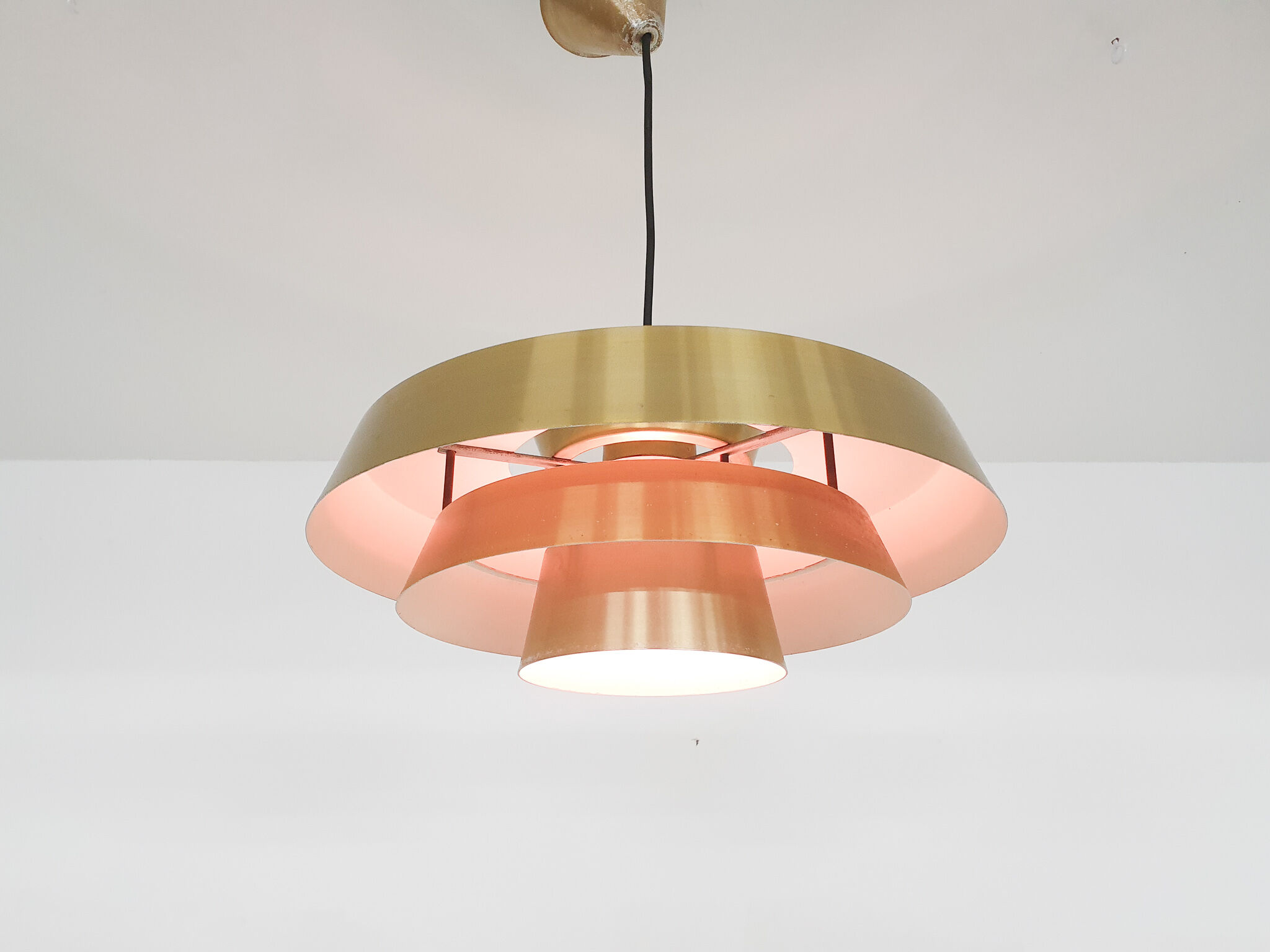 Jo Hammerborg for Fog and Morup, "nova " pendant light, Denmark 1963