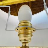 Lampadaire laiton vintage, tripode circa 1960s