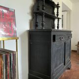 Black wooden buffet