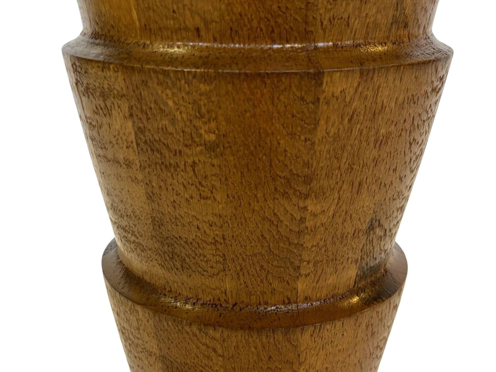 Vintage umbrella holder wooden basket storage 1960 minimalist design