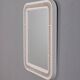 Vintage Plastic Wall Mirror with Carrara Matta, 1970s