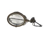 Pendant lamp - Hollywood Regency style - 'Cross' - gold-colored - gilded