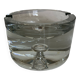 Scandinavian XXL ashtray Bubble in crystal Sweden mid century modern 1970