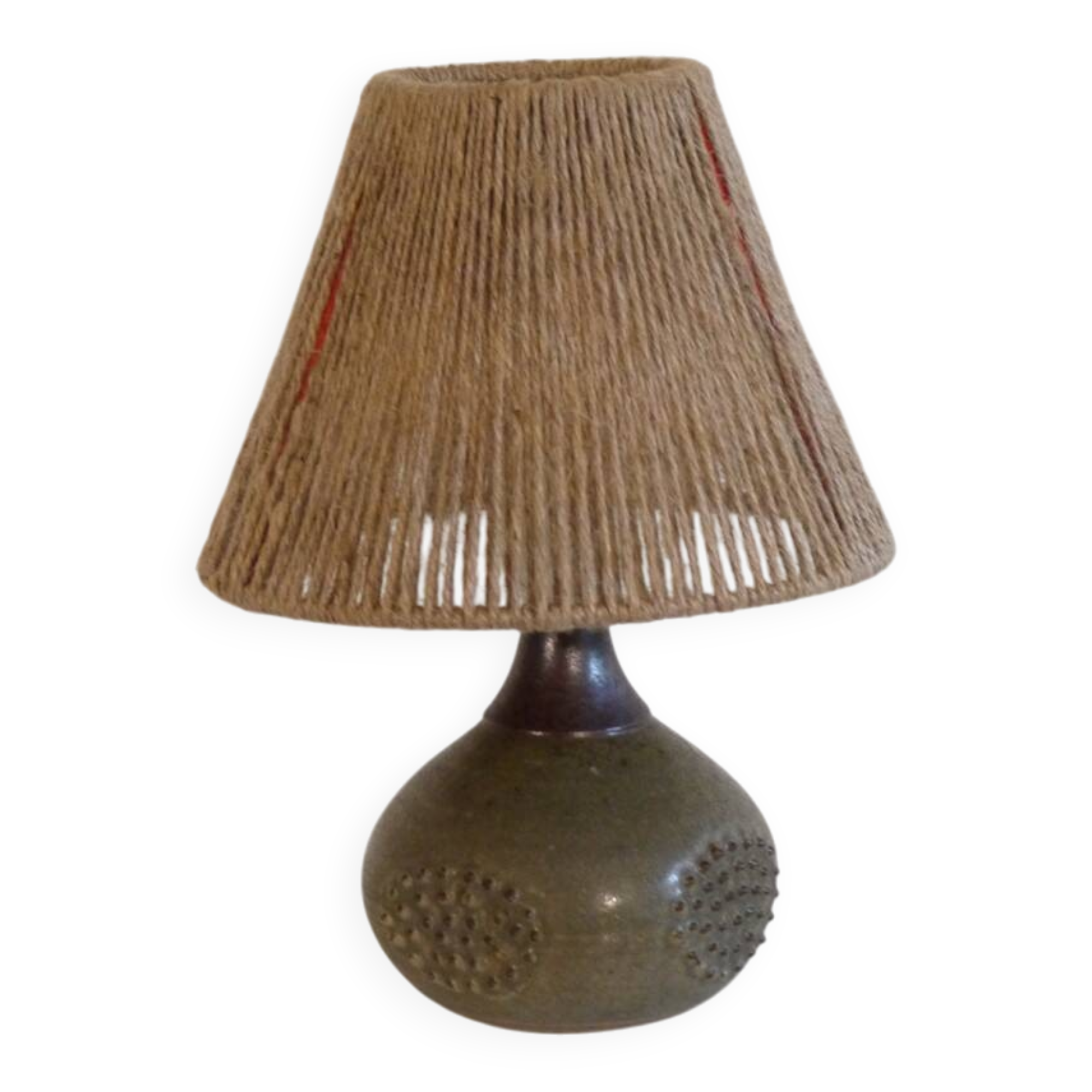 Swedish ceramic lamp by Rolf Palm, 1960s