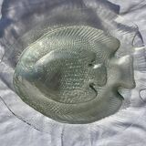 Service Arcoroc transparent plates and fish dish