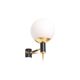 Maison Arlus Manner Wall Lights vintage retro sconces Brass Glass
