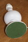 Lampe bois blanc avec abat-jour corde