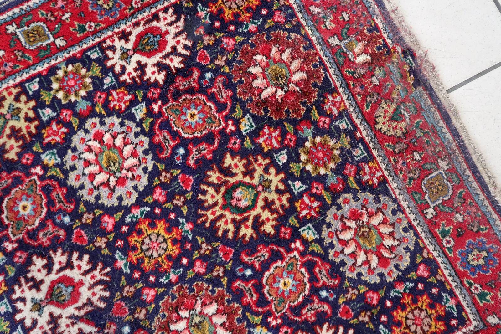 Tapis Vintage Tabriz Fait Main – 103 x 143 cm - 1C1031