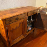 Old solid wood buffet