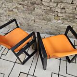 Set of 4 1970s Space Age armchairs