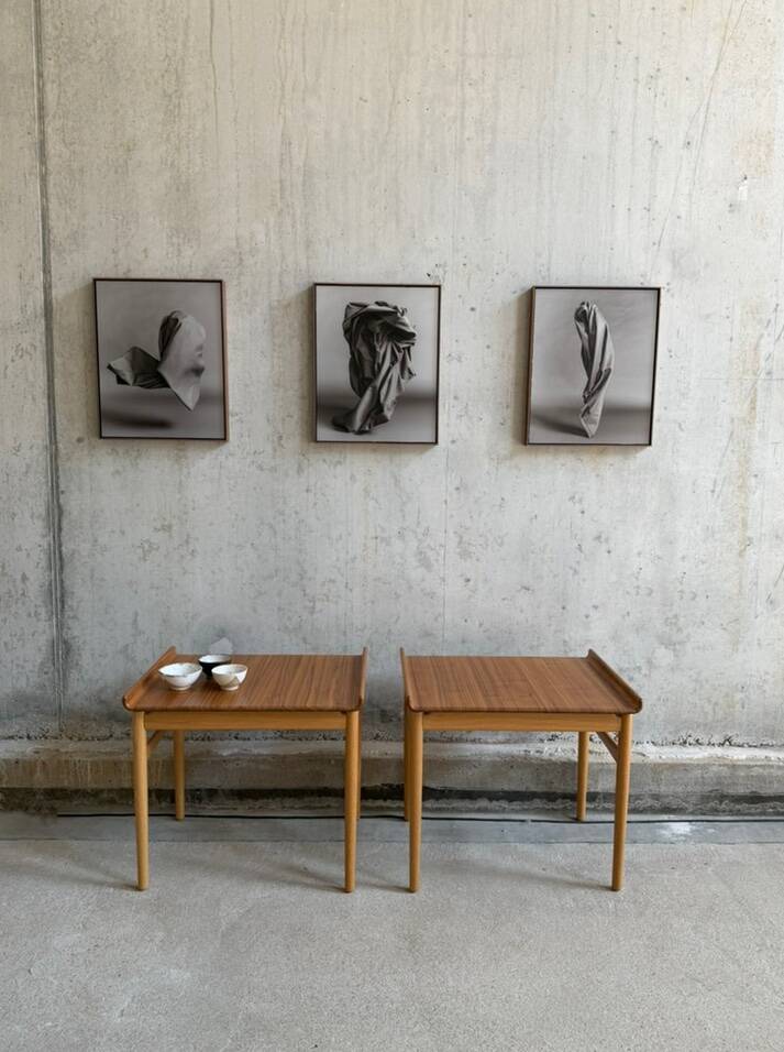 Coffee tables "venus" ge 1937 by hans j wegner for getama