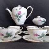 KPM Krister porcelain coffee service for 9 people, Germany