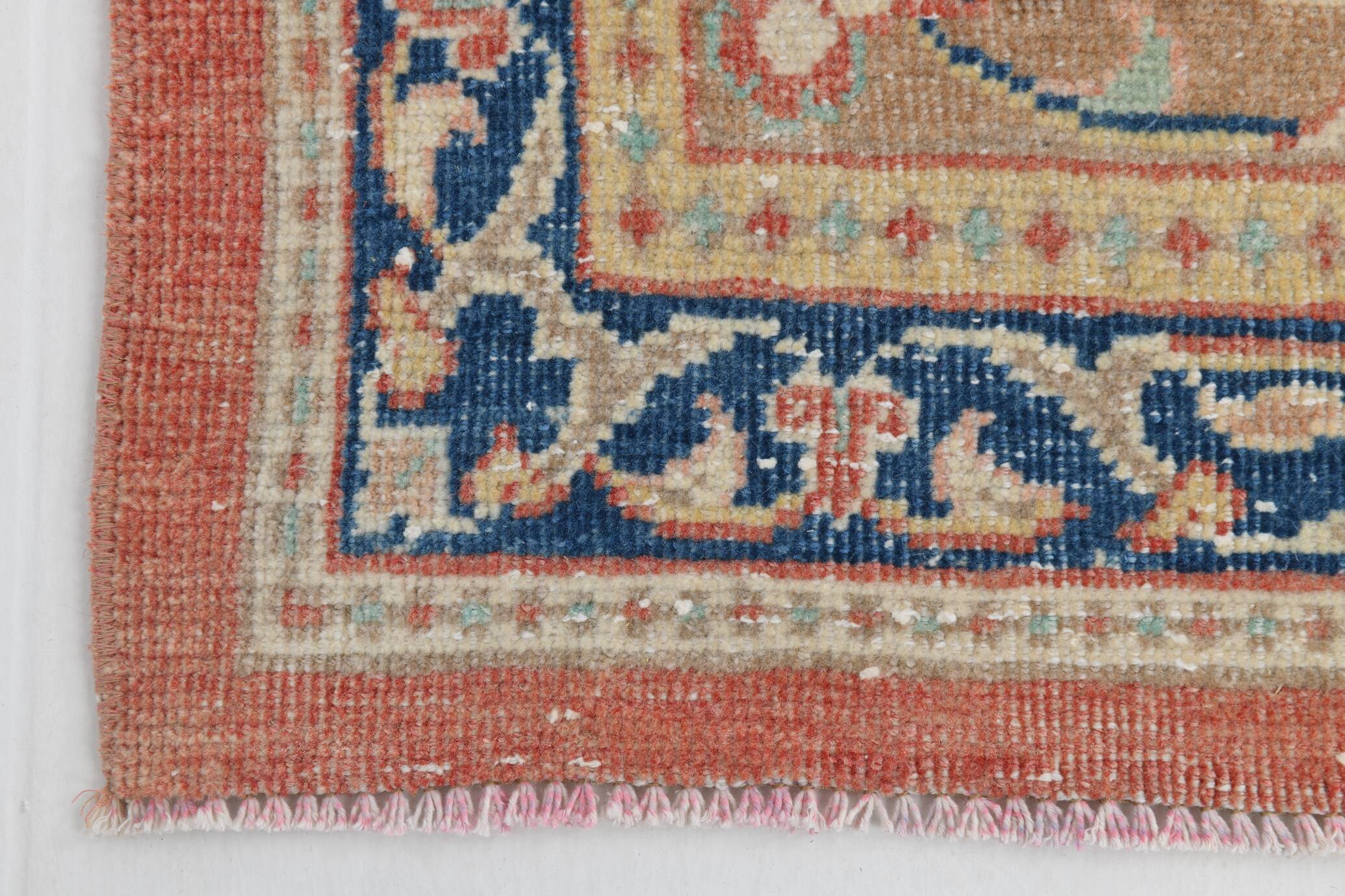 10x13 Tapis Persan Buda Ancien à Médaillon Floral Noué Main, 310x404Cm