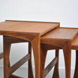 Gplan teak trundle table 1970