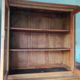 Country-style 2-part sideboard in light beech