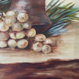 Still Life with Grapes Oil on Canvas