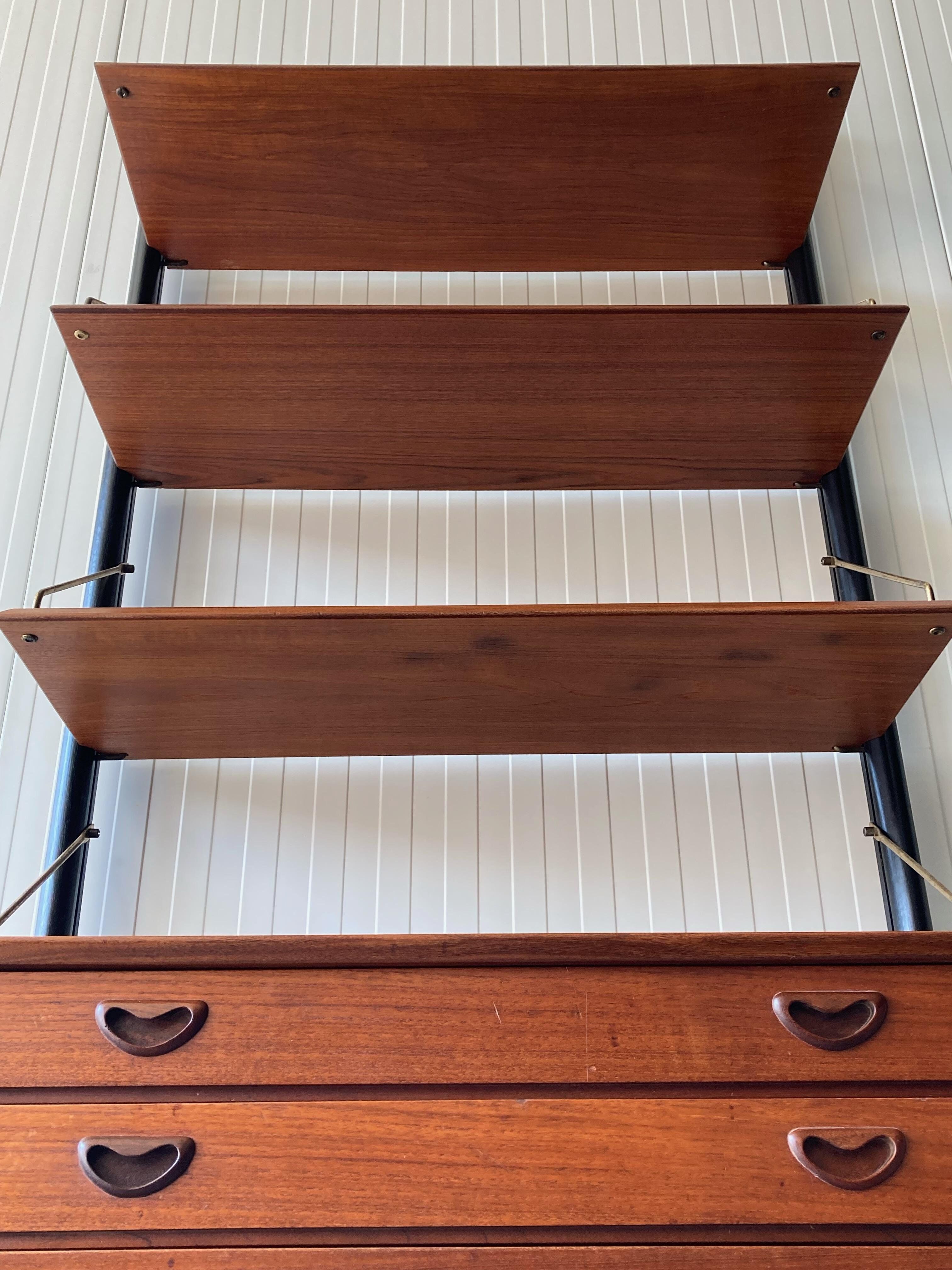 Storage Unit with Drawers by Louis Van Teeffelen for WéBé, 1950s