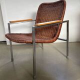 Fauteuil et table basse ou d'appoint, Gebr. Jonkers, années 50/60