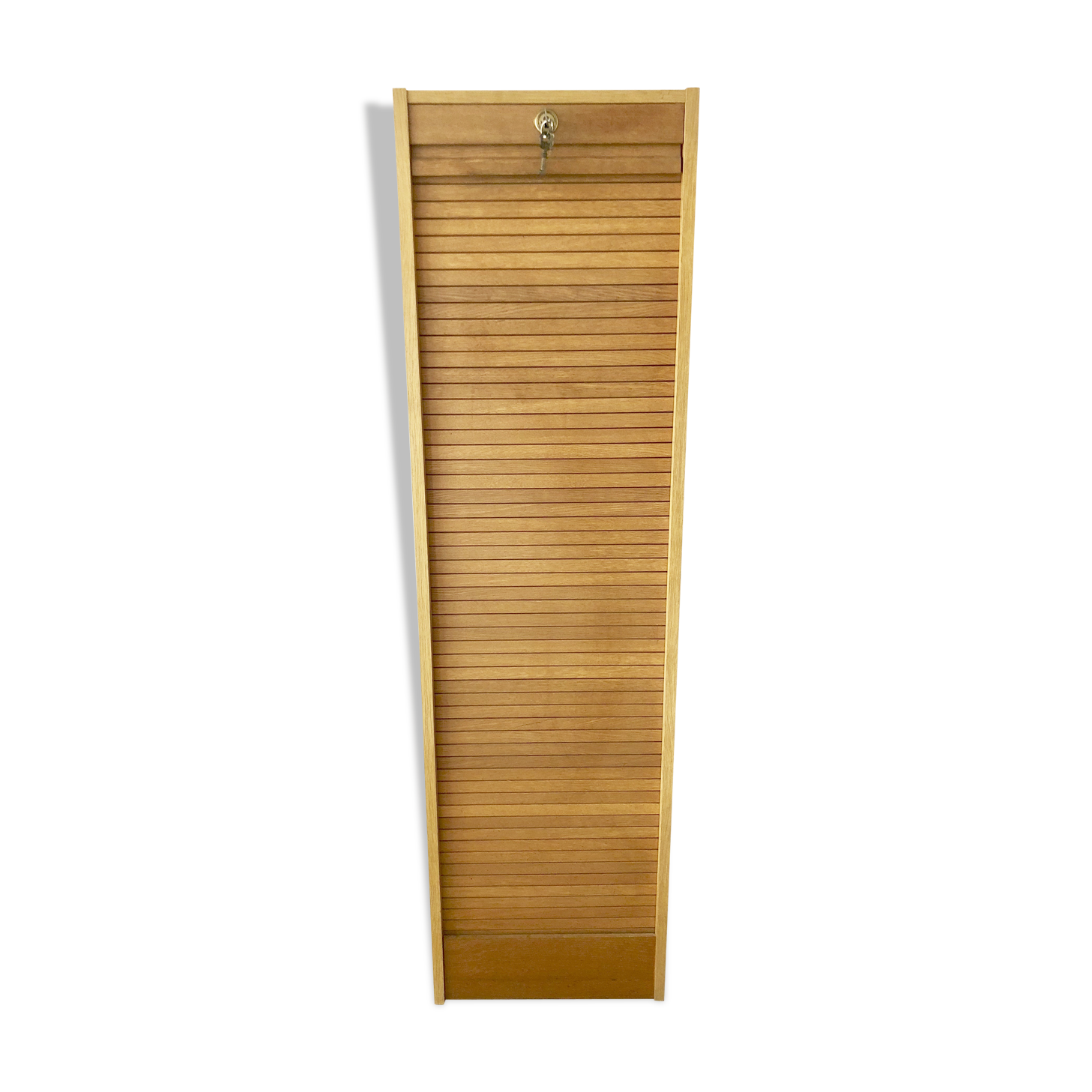 Classeur à rideau vintage en bois année 50/60