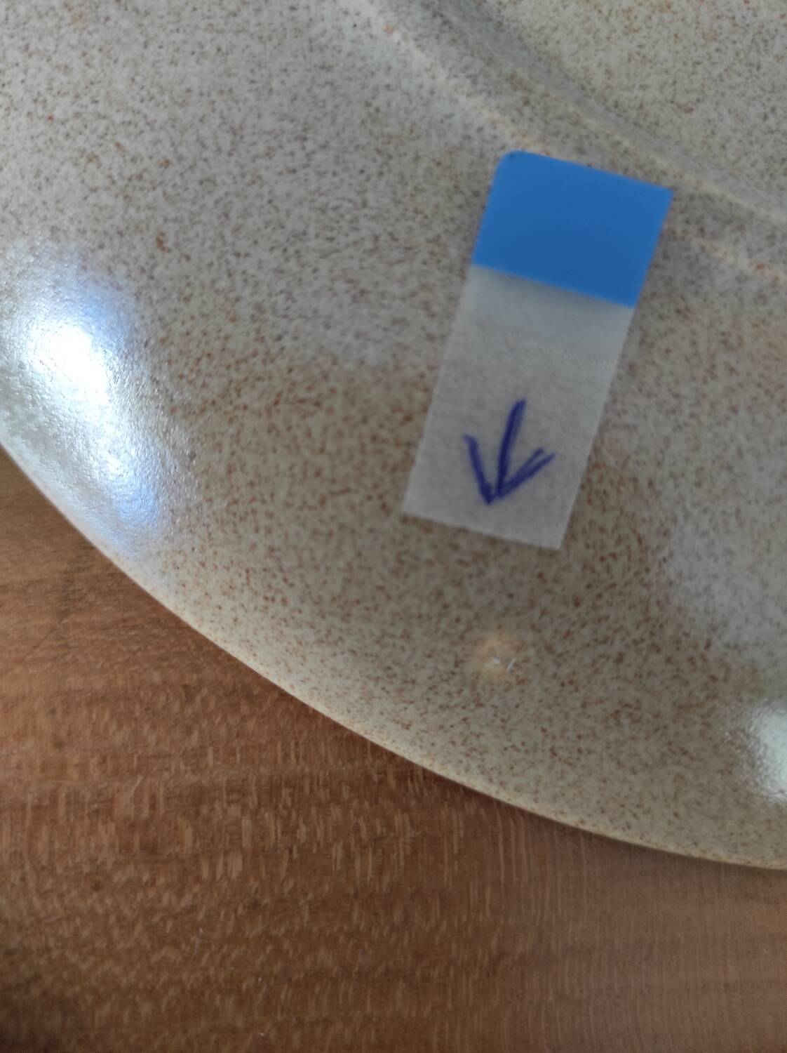 Set of 8 St Amand stoneware plates with Marguerite decor