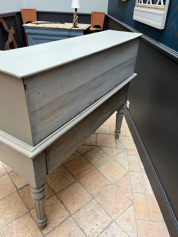 Bureau, secrétaire patiné